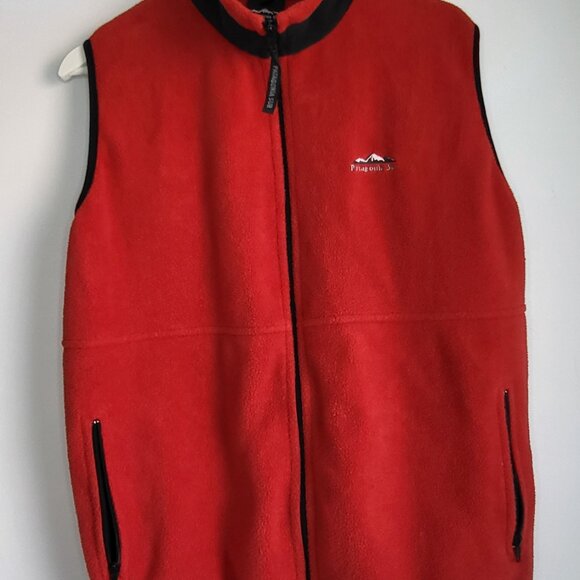 Patagonia Sur Red Fleece Vest • Full Zip • Outdoor Hiking Layer • Unisex - Picture 4 of 6